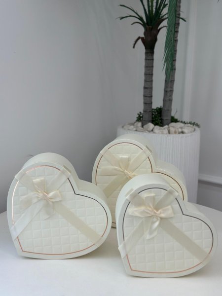 صندوق قلب مع شبره (طقم 3 قطع)